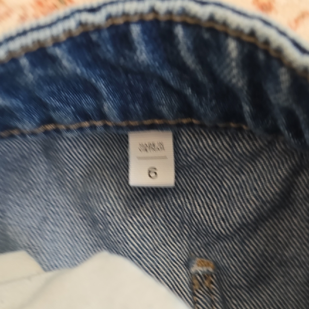 LOFT Blue Denim Midi Skirt with Zipper And Pocket Details Size 6 - Picture 3 of 6